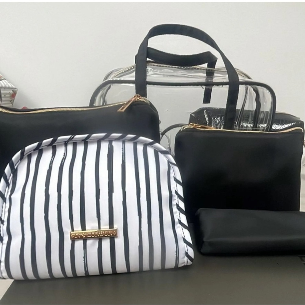 Ivy London 5 piece cosmetic bag set